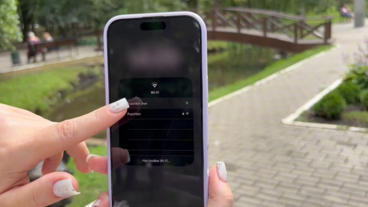 По всему Пушкинскому парку Саранска теперь есть бесплатный Wi-Fi