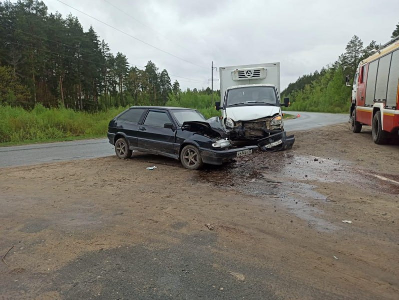  Водитель фургона в Мордовии устроил лобовое ДТП 