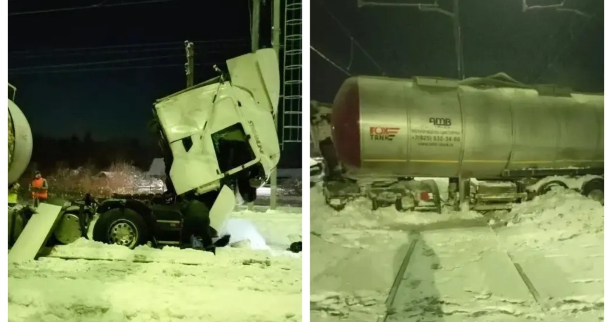 На ж/д переездах в Мордовии произошли две аварии 