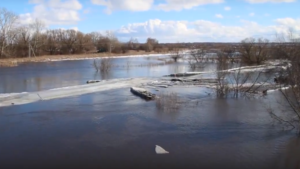 На реках в Мордовии начался подъем воды 