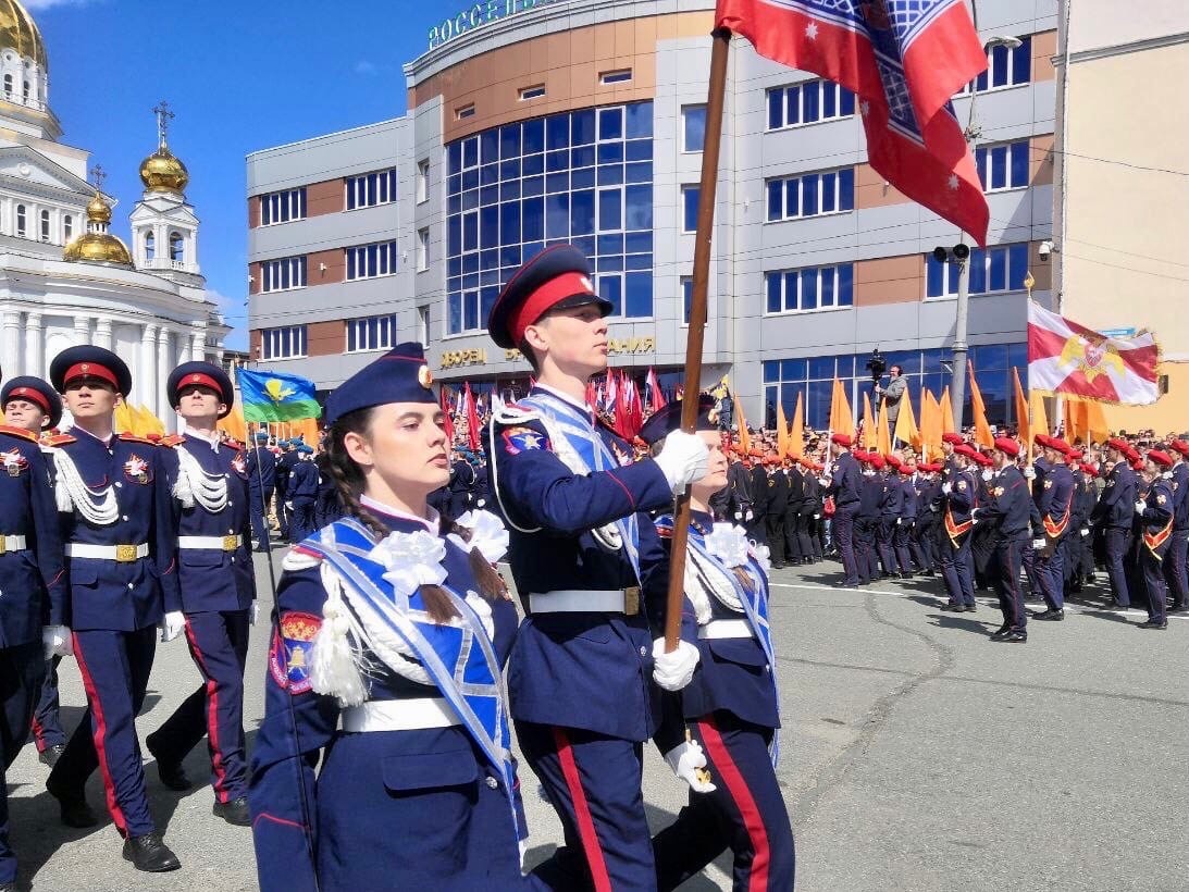 Парад Победы проходит в Мордовии