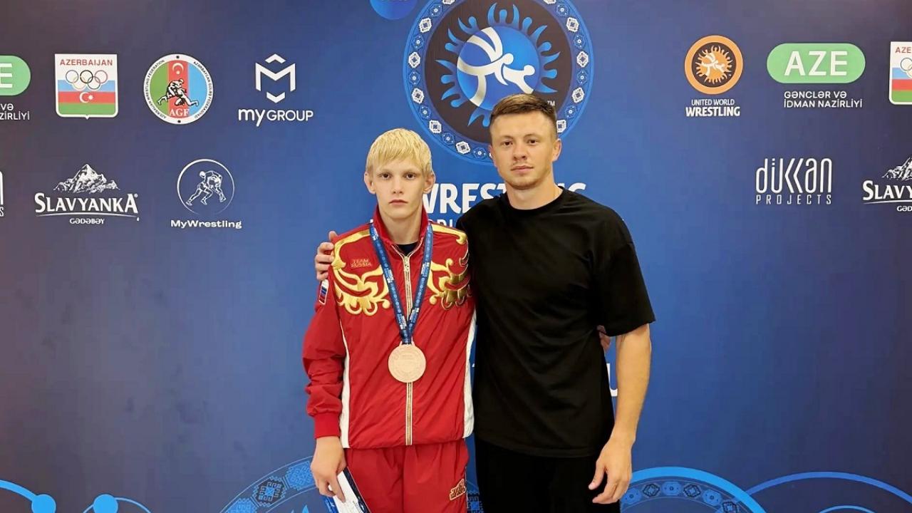 Артём Ткаченко из Мордовии привёз бронзу с Первенства мира по спортивной борьбе!