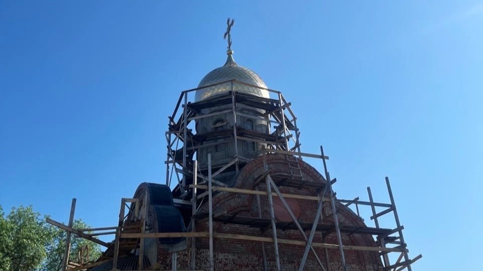 В Саранске на часовне во имя Всемилостивого Спаса ведется внешняя отделка В Саранске на часовне во имя Всемилостивого Спаса ведется внешняя отделка
