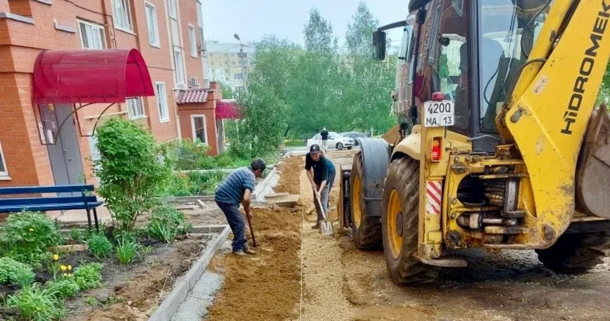 В Саранске 20 дворов ремонтируют в Октябрьском районе 