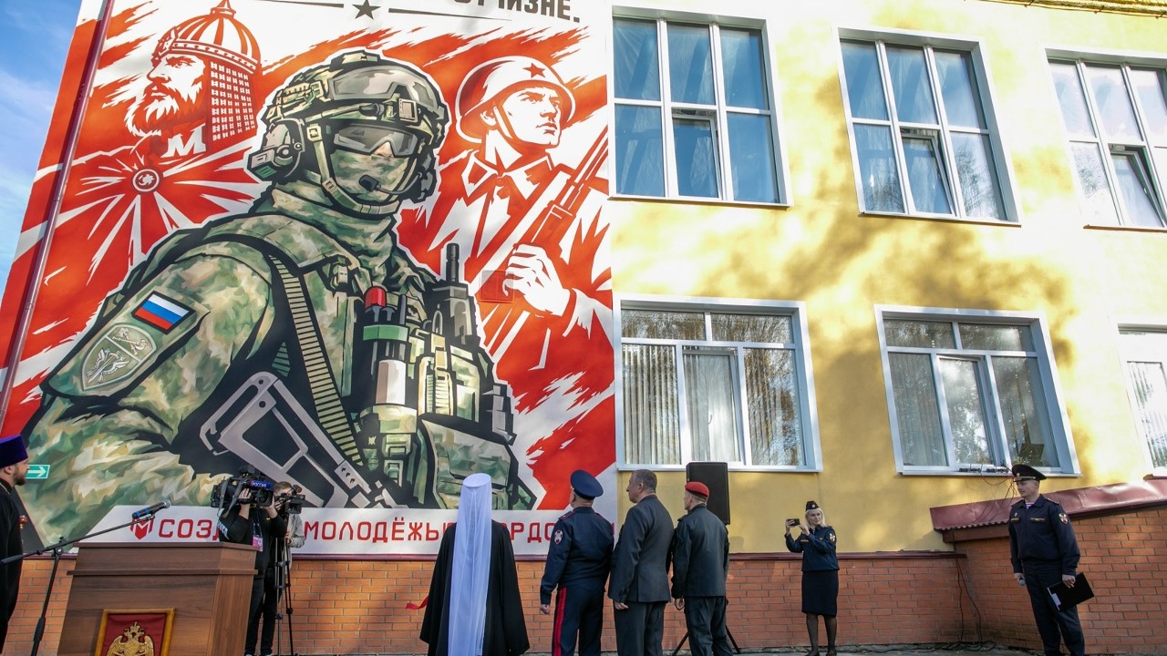 В Саранске открылся мурал, посвящённый защитникам Отечества