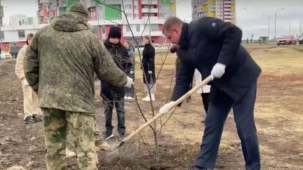 Аллею Славы Защитников Отечества заложили в Саранске 