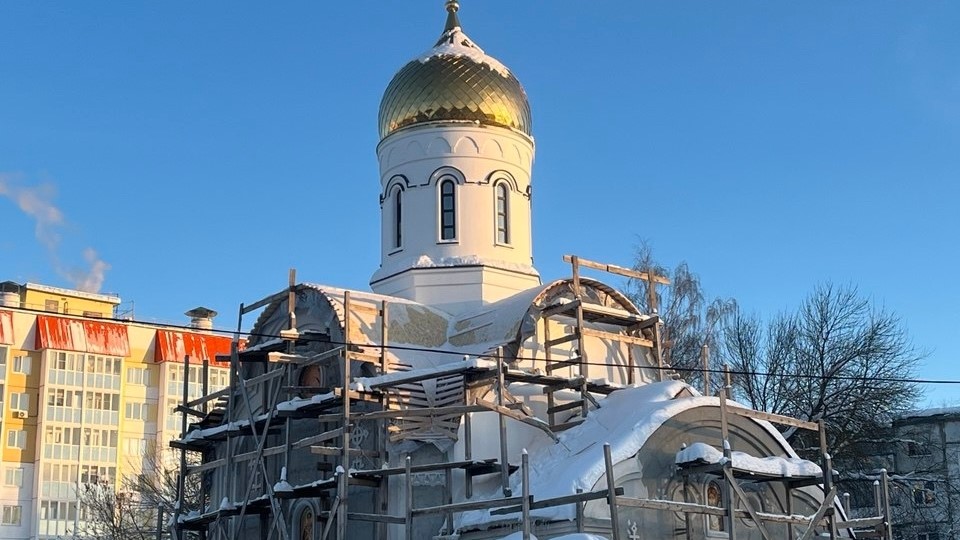 На Спасском храме Саранска готовятся к кровельным работам