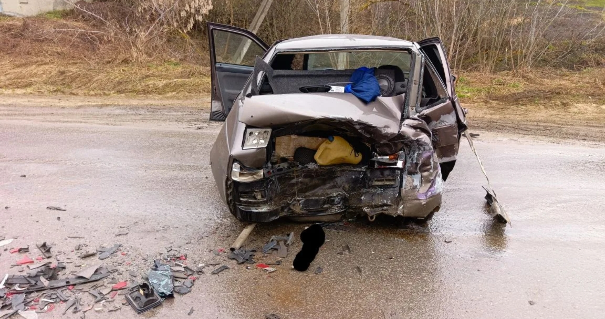 Несколько человек в Мордовии попали в больницу после столкновения легковушек 