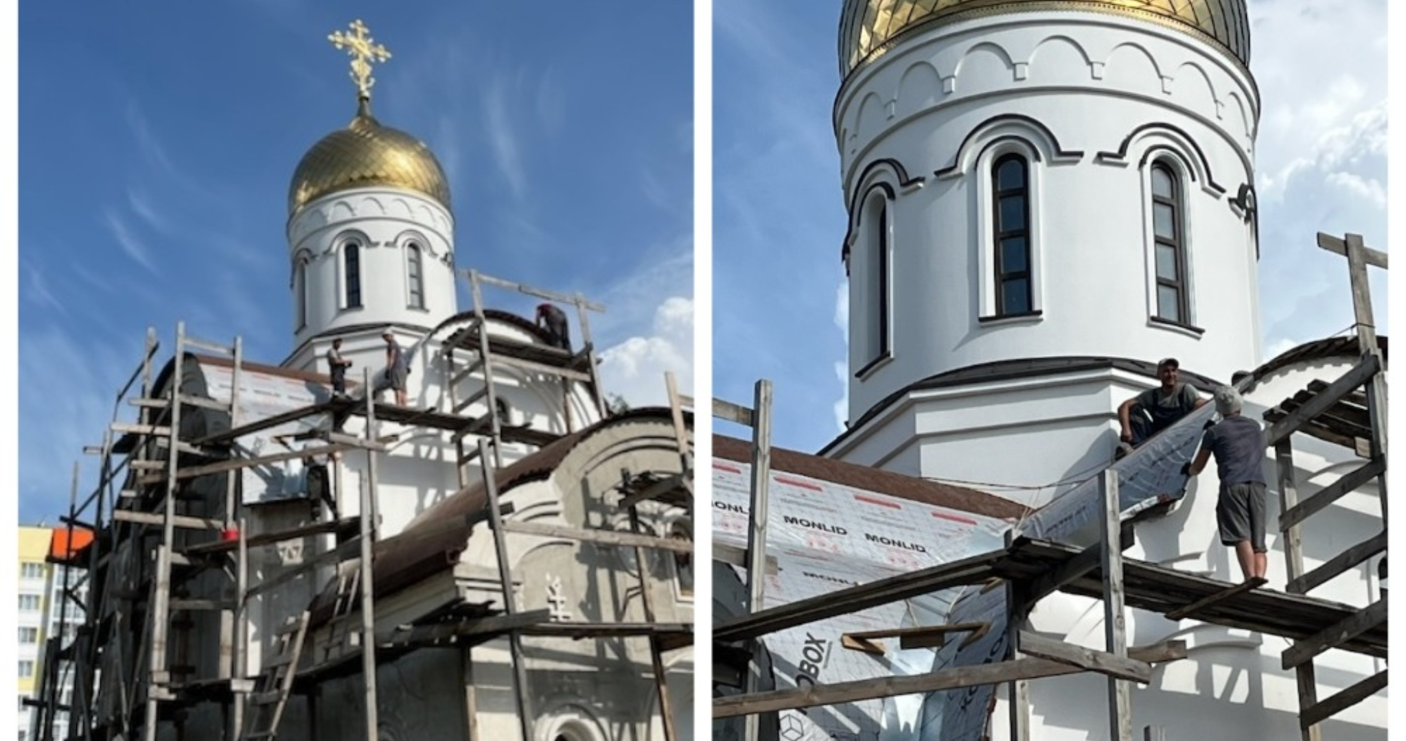 На крыше Спасского храма-часовни в Саранске сделают шахматный узор 