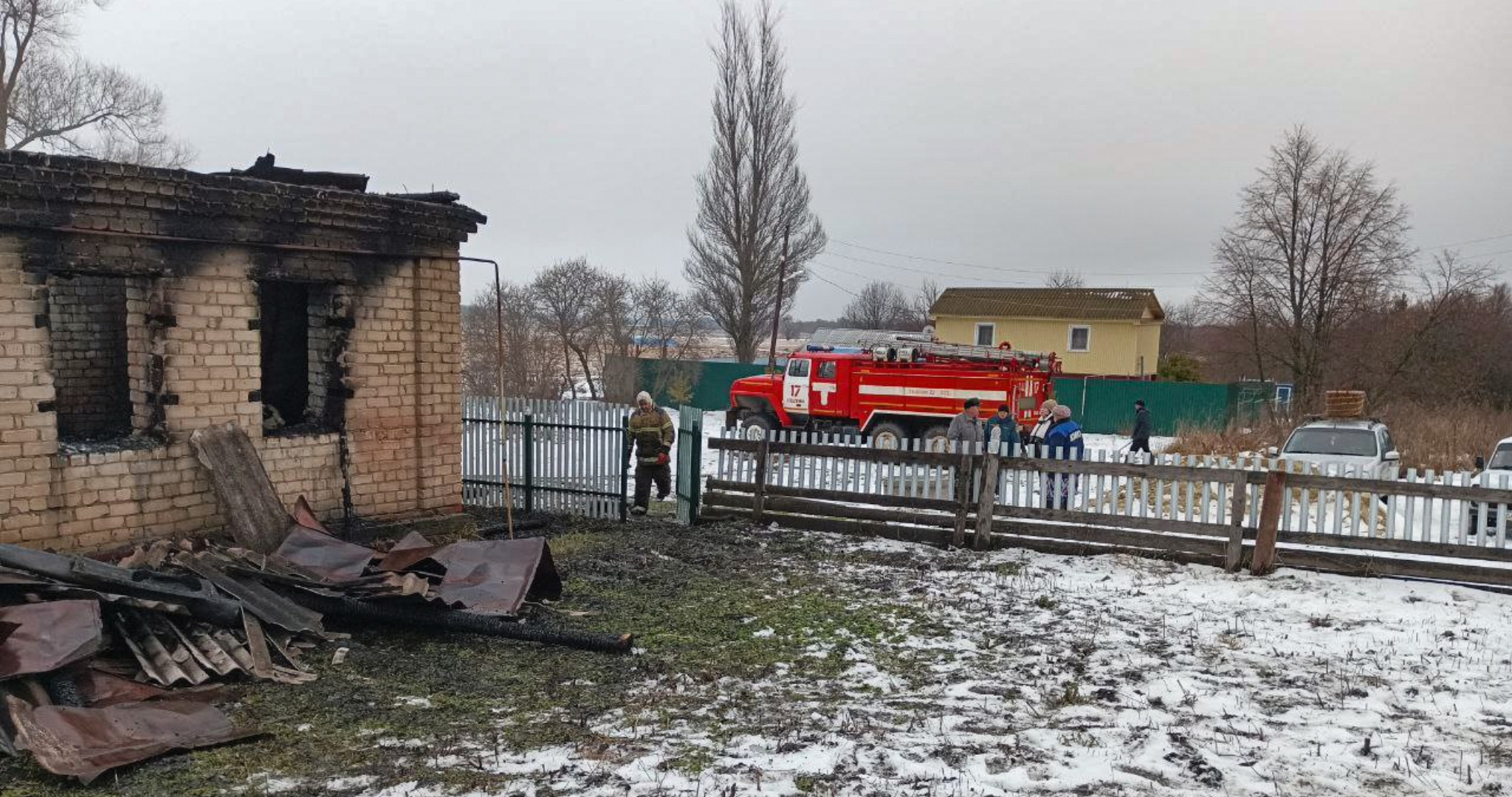 Жилой дом загорелся в Ковылкинском районе Мордовии 