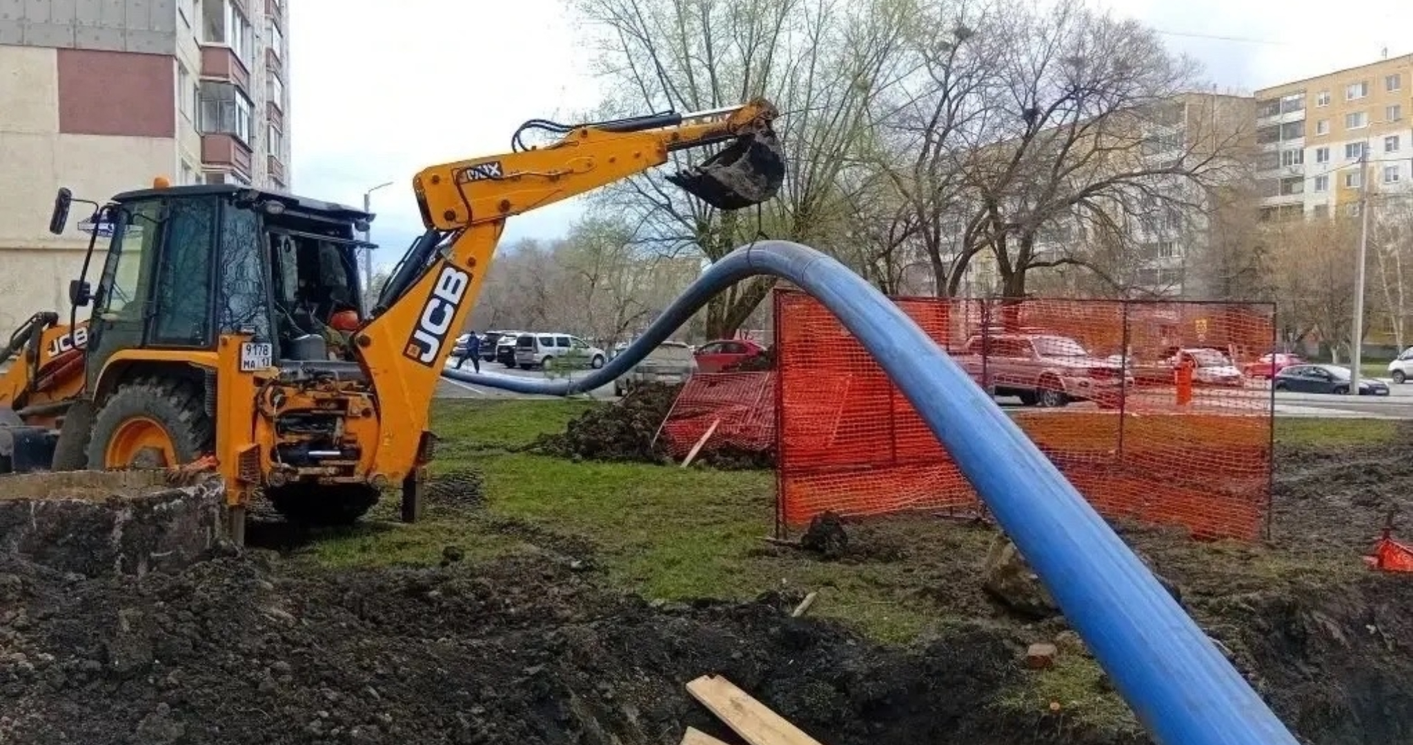 В Саранске начали прокладывать новый водопровод 