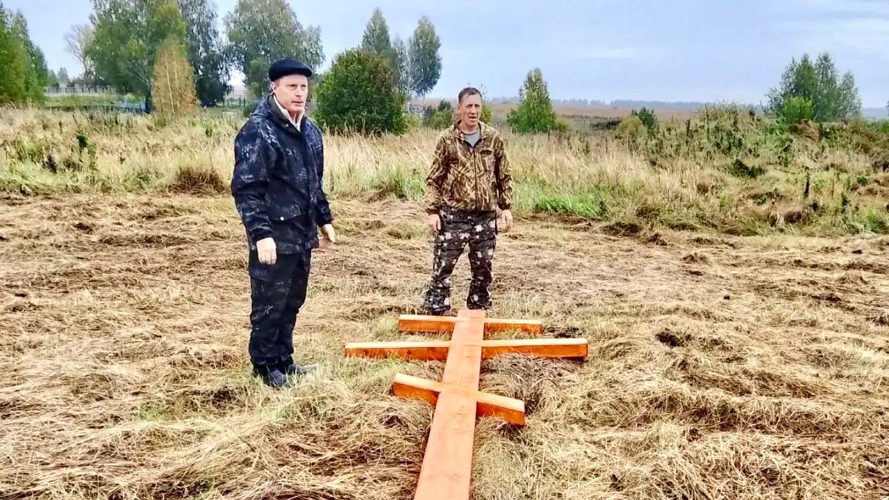 В Мордовии на месте старинного храма установили поклонный крест
