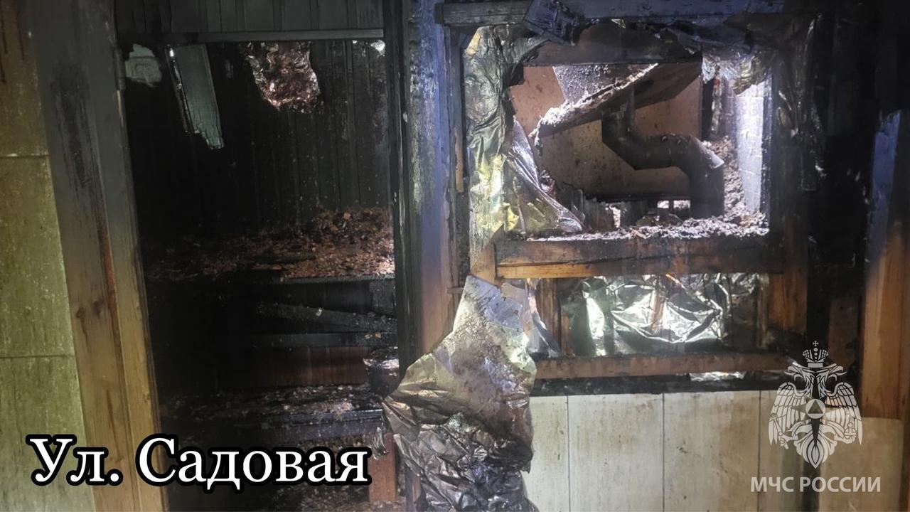 Баня и дачный дом сгорели в Саранске Баня и дачный дом сгорели в Саранске