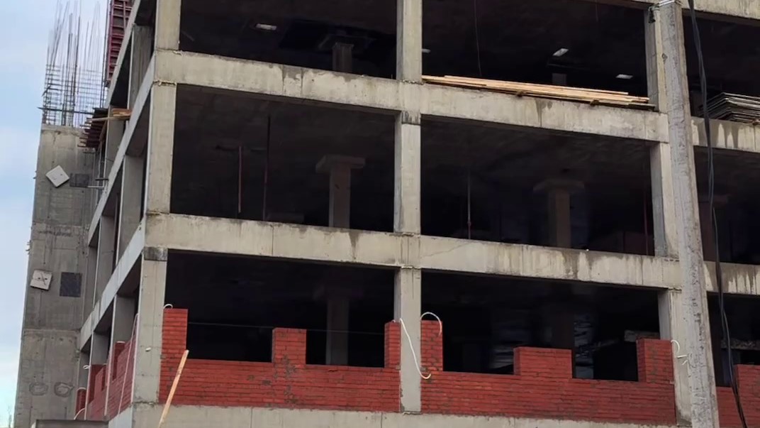 В Саранске строят шестой этаж нового онкоцентра