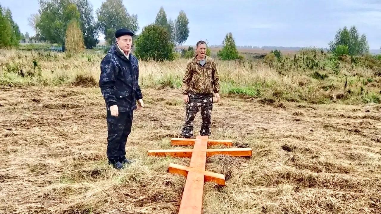 В Мордовии на месте старинного храма установили поклонный крест