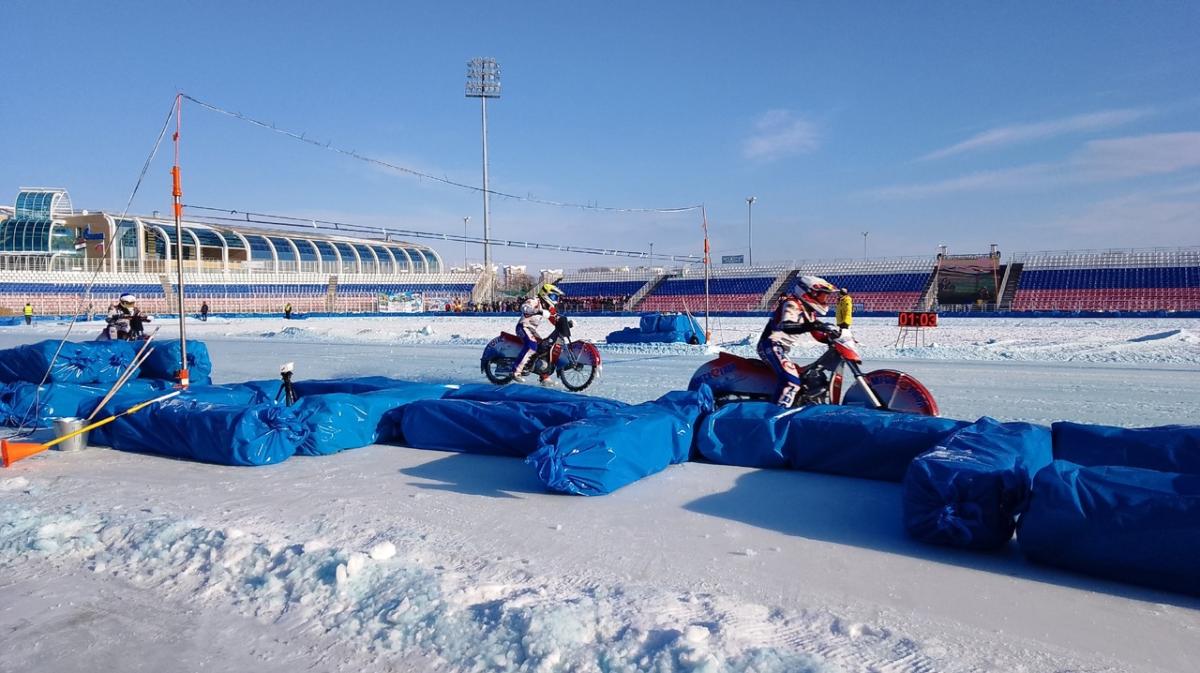 Мотогонщики Мордовии примут участие в финале командного Кубка России по ледовому спидвею