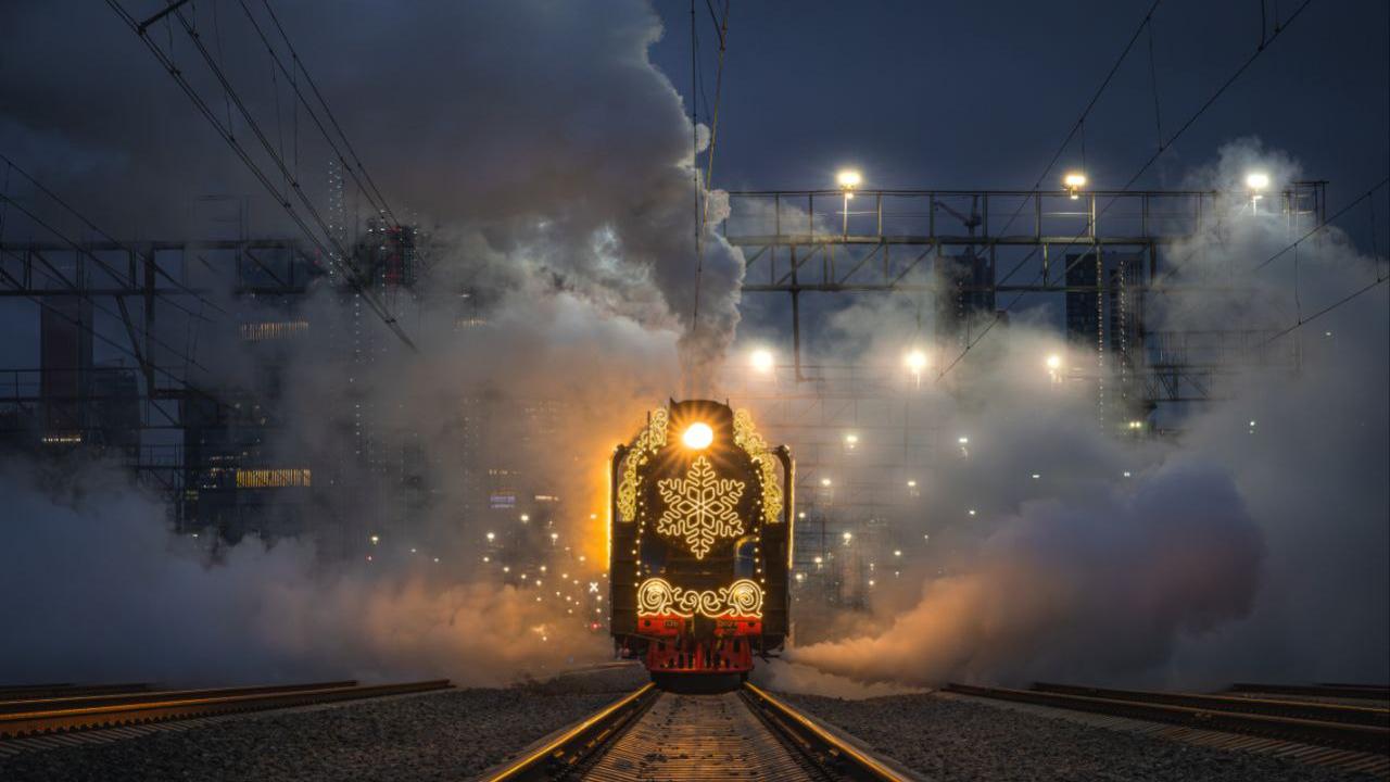 Поезд Деда Мороза посетит минимум 70 городов России 