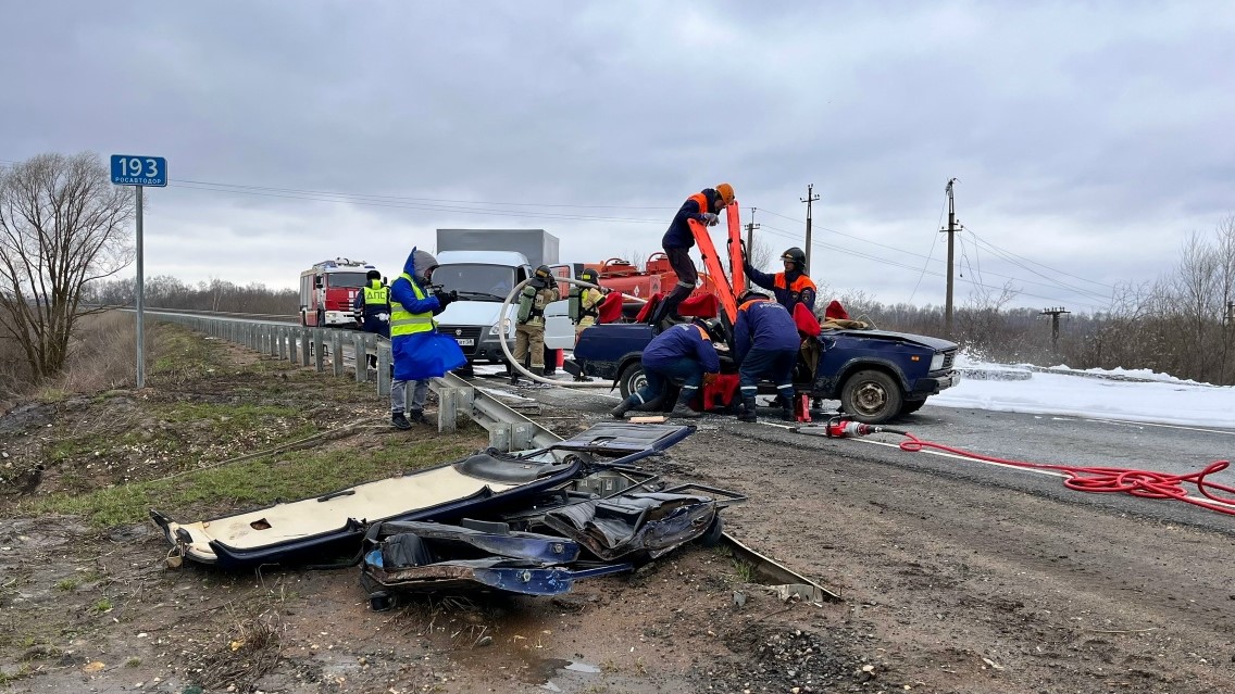 В Мордовии ликвидировали последствия условного ДТП