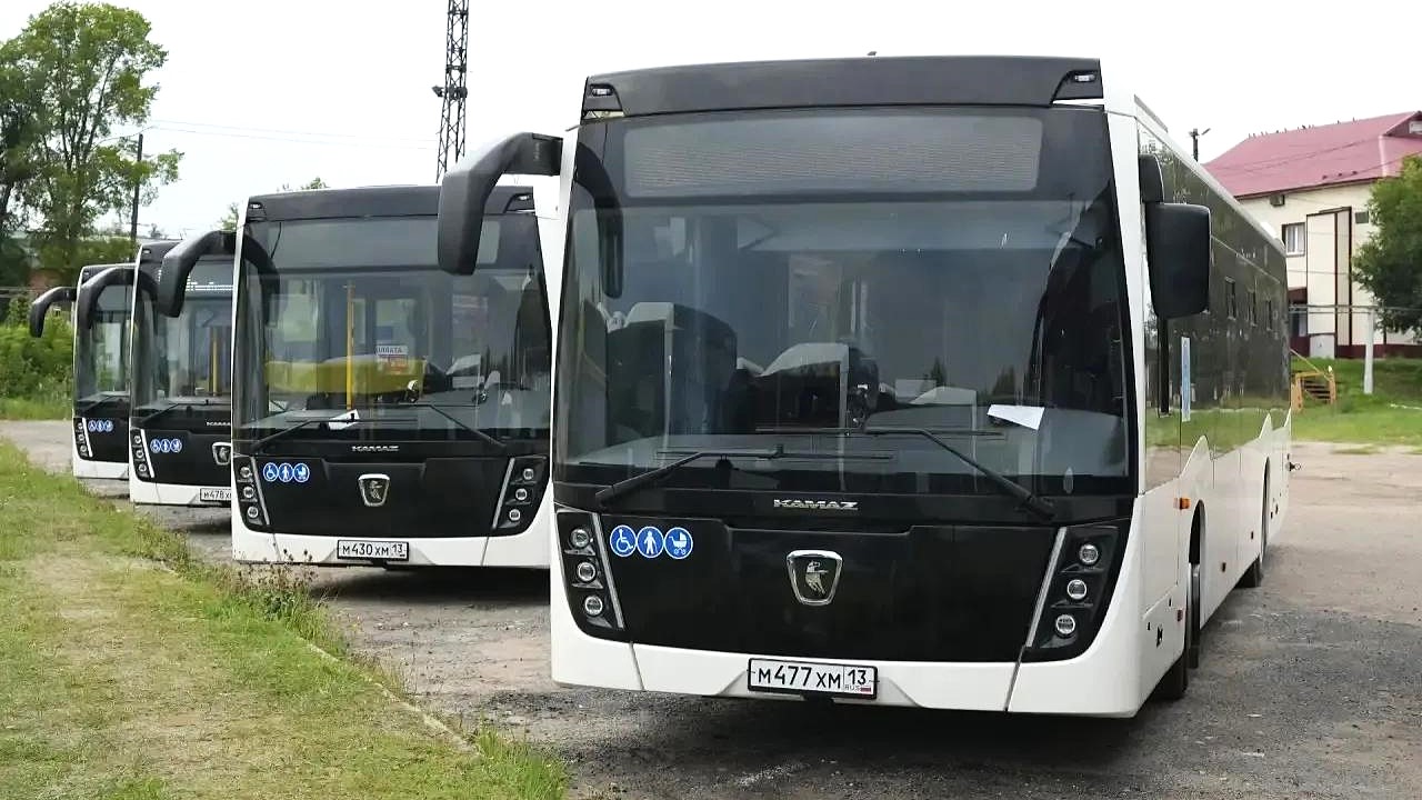 На маршруты Саранска вышли новые автобусы