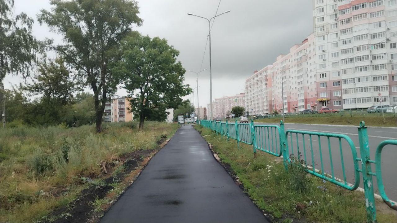 На старом Химмаше Саранска появились новые тротуары На старом Химмаше Саранска появились новые тротуары