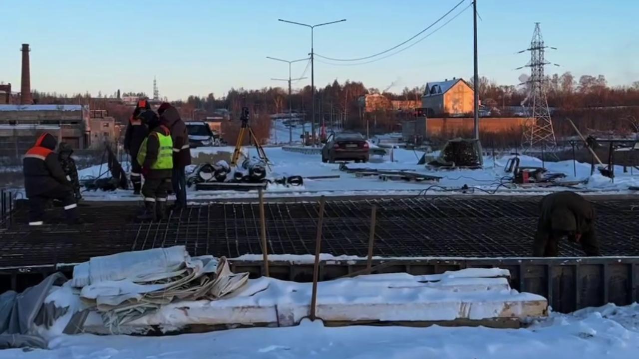 В Саранске завершается строительство путепровода на Пролетарской