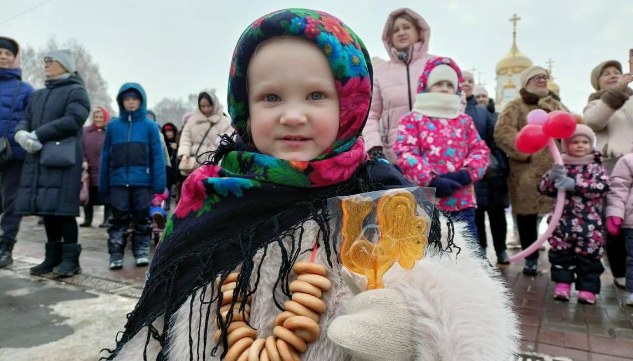 На Юго-Западе Саранска отпраздновали Масленицу