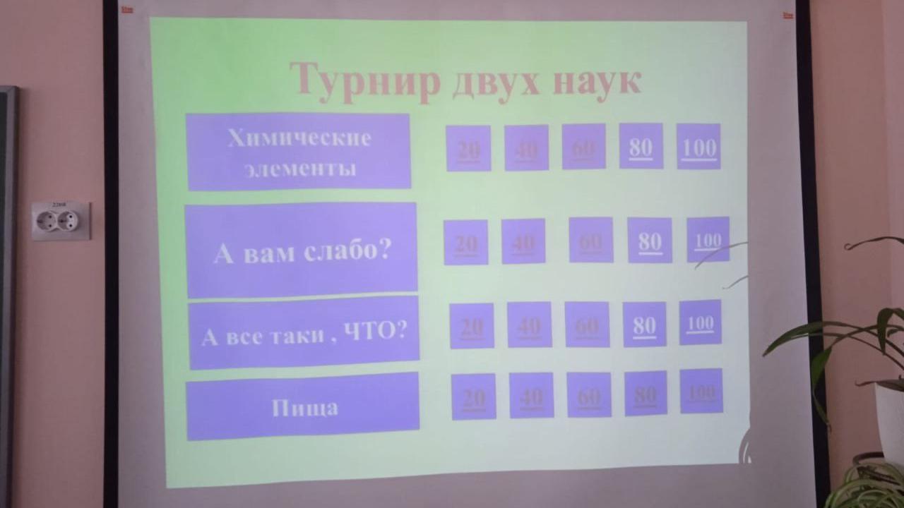 Команды восьмиклассников Инсарской школы состязались в «Турнире двух наук»