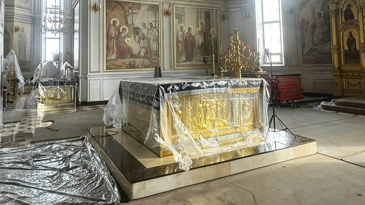 В Кафедральном соборе Саранска ремонтируют алтарь