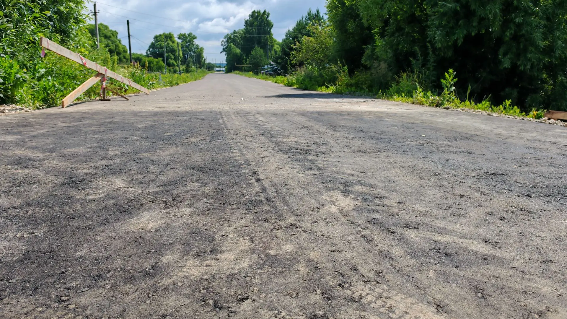 В Мордовской Пишле отремонтировали размытую паводком дорогу