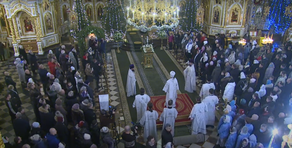 Митрополит Саранский и Мордовский Зиновий поздравил православных с Рождеством
