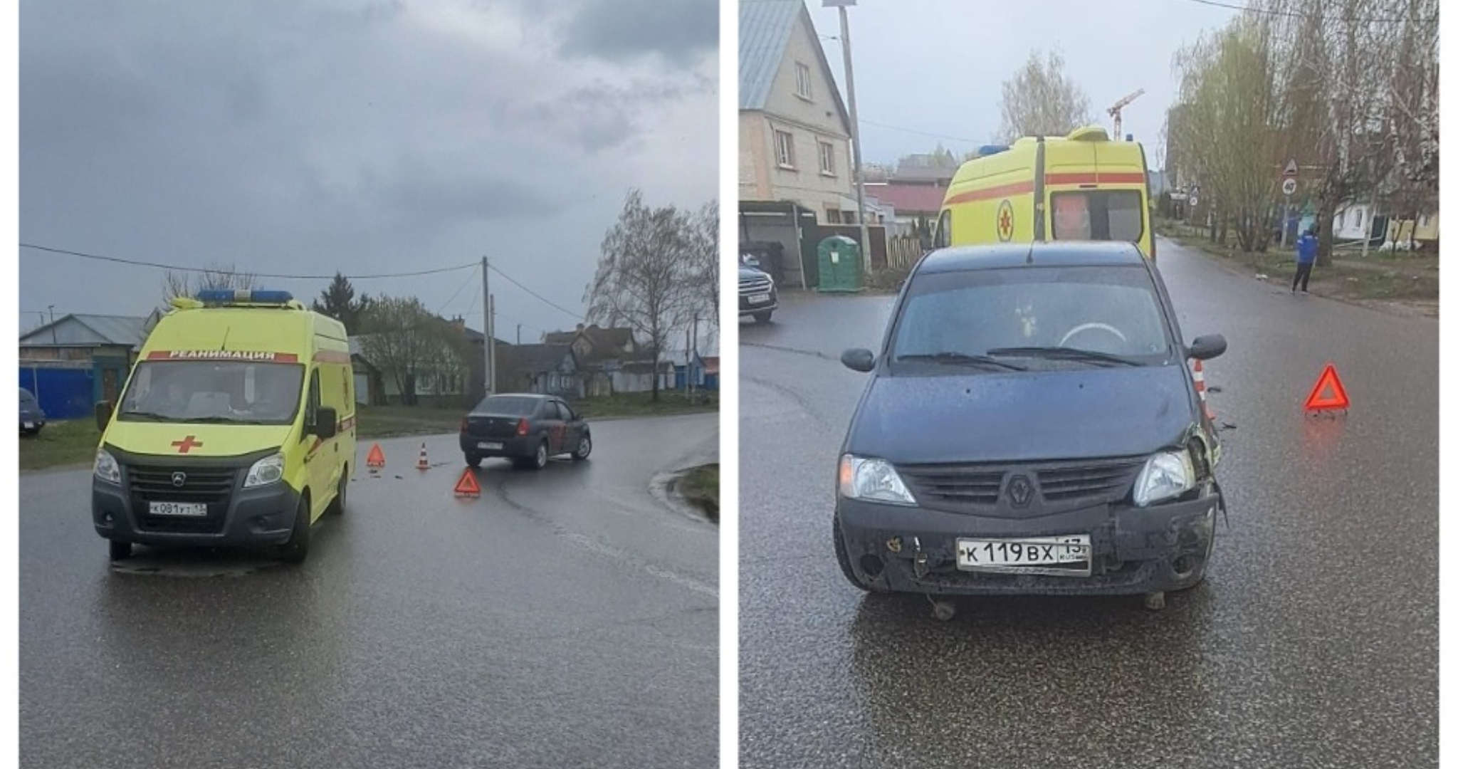 Врачи скорой помощи в Саранске попали в ДТП 