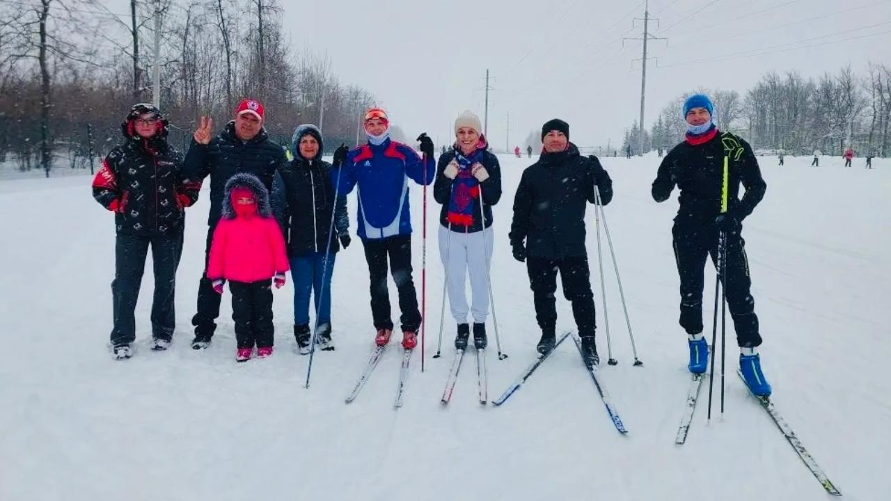 В Мордовии семьи участников СВО катались на лыжах