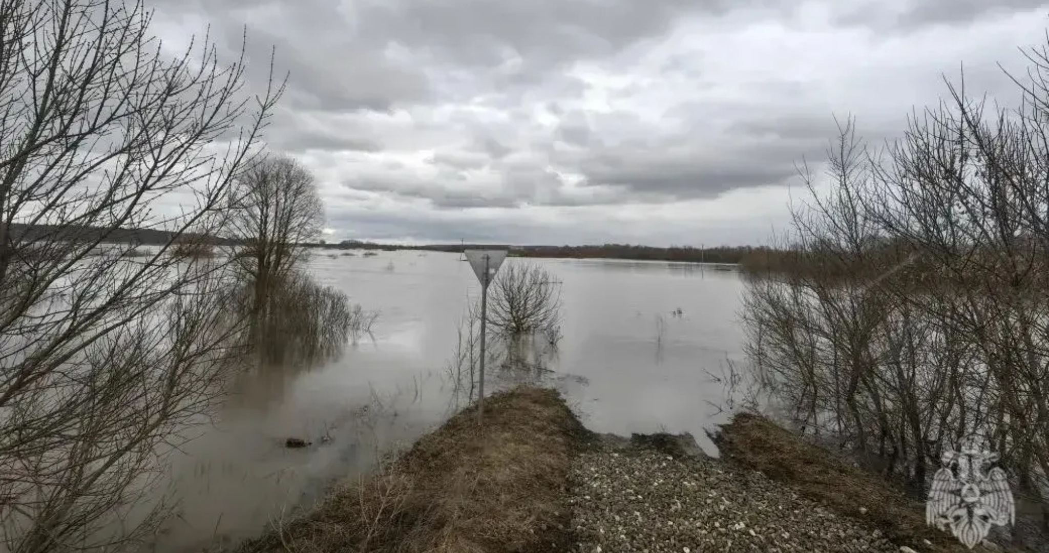 В Мордовии продолжает повышаться уровень воды в Мокше 