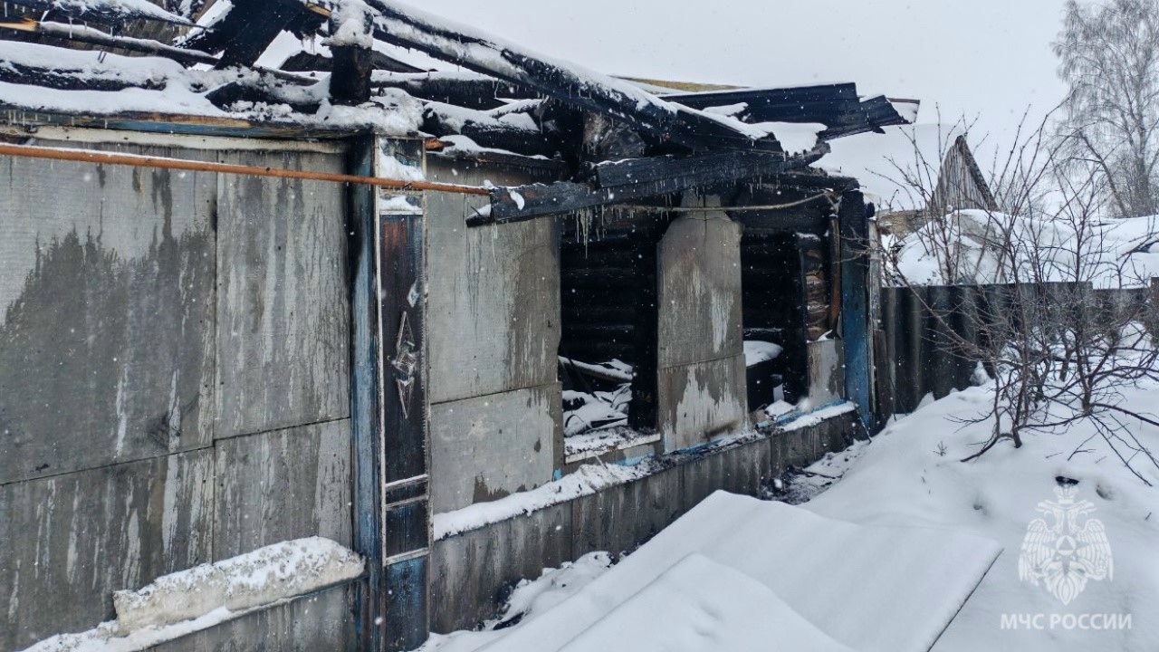 В Пензятке сгорели жилой дом и надворная постройка