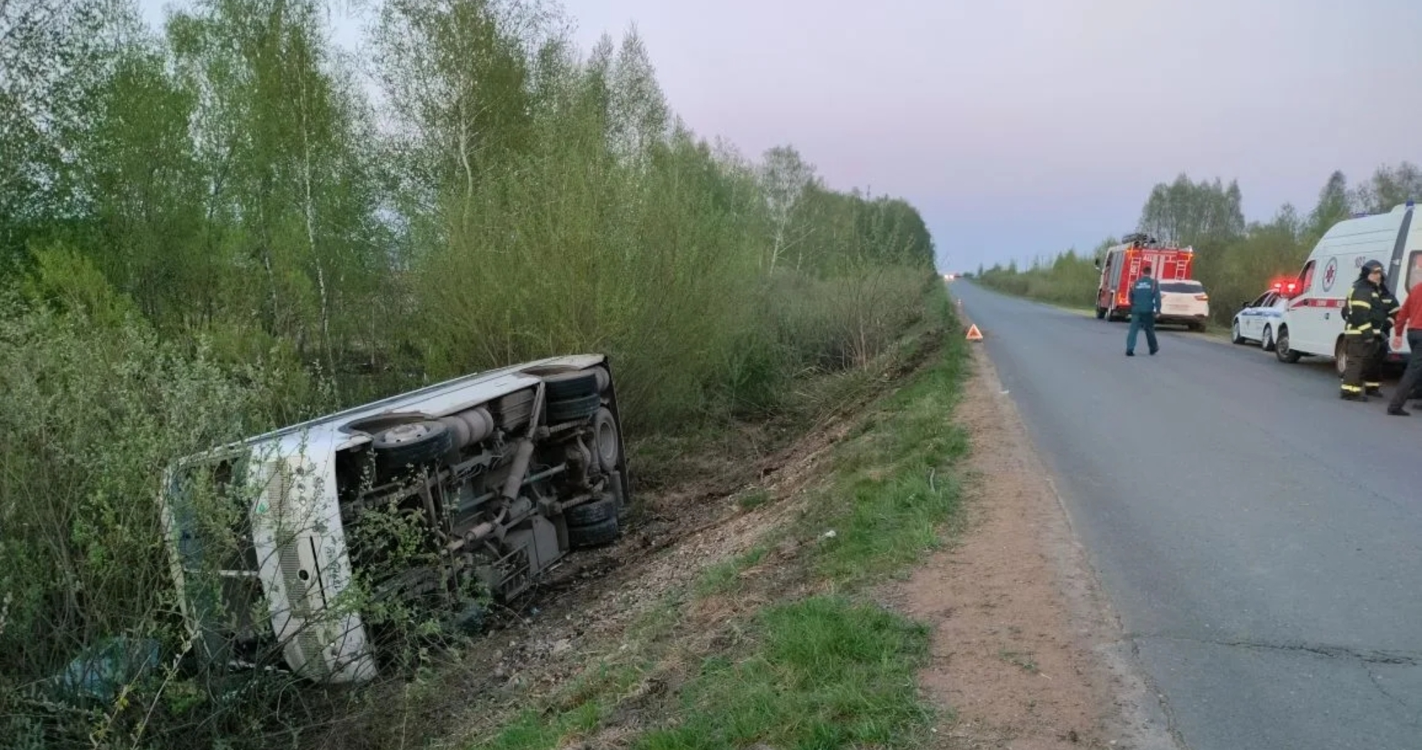 Авария с рейсовым автобусом в Мордовии: официальная версия 