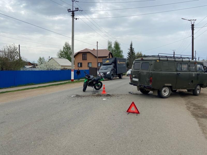 Несовершеннолетний мотоциклист пострадал в ДТП в Мордовии