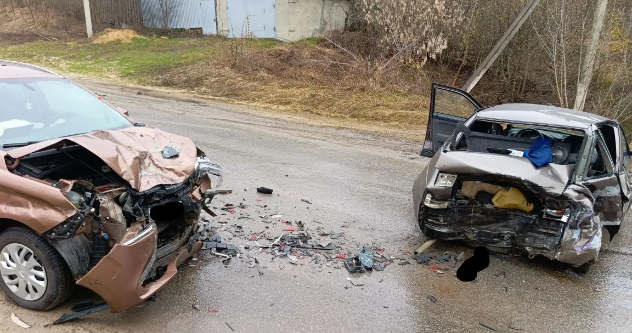 В Мордовии в лобовом ДТП пострадали три человека
