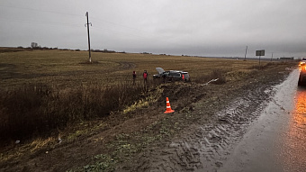 В Мордовии «Хавал» уходил от «КамАЗа» и вылетел в кювет