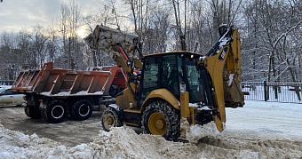 С улиц Саранска в феврале вывезли почти 180 тысяч кубометров снега 