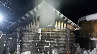 В Сивини горела баня