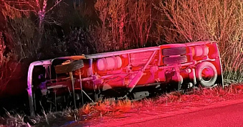 В Мордовии по факту опрокидывания рейсового автобуса завели уголовное дело 