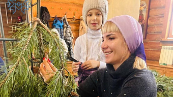 В Мордовии родственники бойцов СВО украсили рождественский вертеп