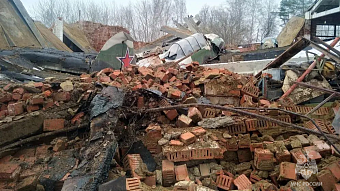 В Мордовии обрушился ангар для самолётов