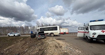 Один человек в Мордовии пострадал в ДТП с автобусом 