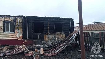 В Курташках сгорел жилой дом