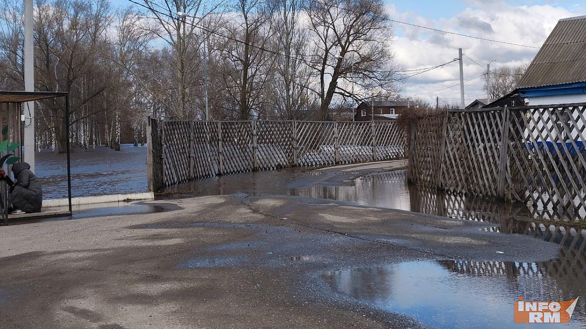 В Саранске паводок отступает