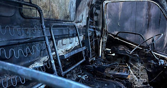 Грузовик с яйцами загорелся на Пасху на трассе «Саранск — Ульяновск» 