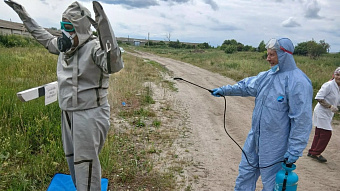 В Мордовии прошли учения по ликвидации очага АЧС