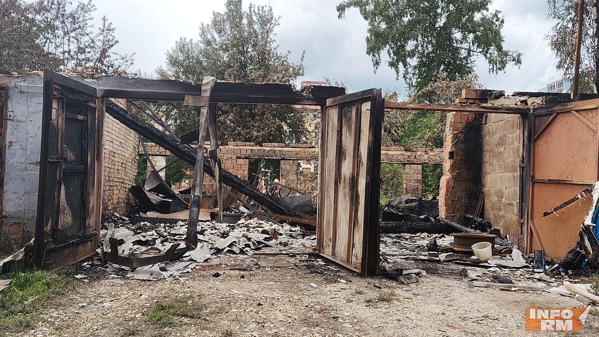 В Саранске горели сараи и гаражи