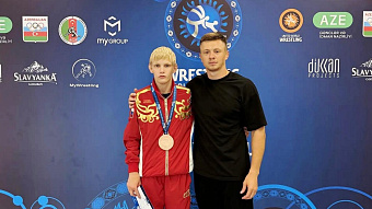 Артём Ткаченко из Мордовии привёз бронзу с Первенства мира по спортивной борьбе!